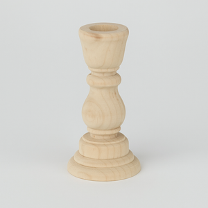 Natural Wood Carved Candle Holder – Raw and Minimalist Charm