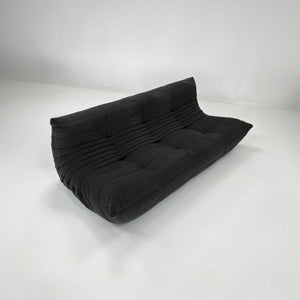Modern 3 Seater Corduroy Relax Sofa – Sculptural Design and Elegant Texture