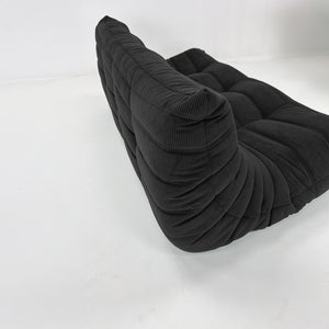 Modern 3 Seater Corduroy Relax Sofa – Sculptural Design and Elegant Texture
