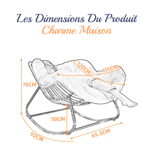 Fauteuil à Bascule Confortable – Relaxation Ultime.