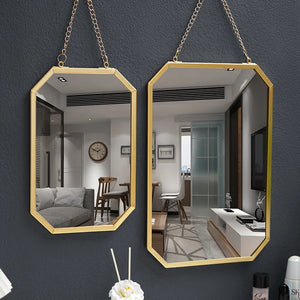 Miroir Décoratif Rectangulaire Style Nordique.