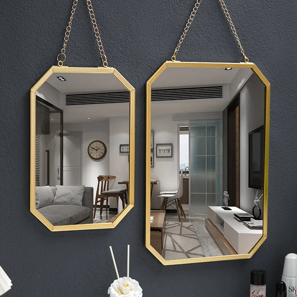 Miroir Décoratif Rectangulaire Style Nordique.