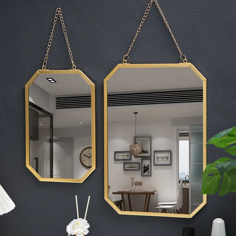 Miroir Décoratif Rectangulaire Style Nordique.