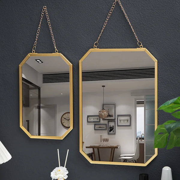 Miroir Décoratif Rectangulaire Style Nordique.