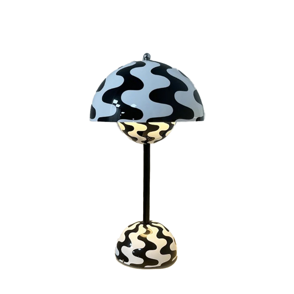 Lampe Rétro Pop – Style Psychédélique & Fonctionnalités Modernes.
