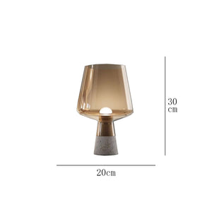 Lampe Ambre Élégance – Lumière Douce et Design Moderne.