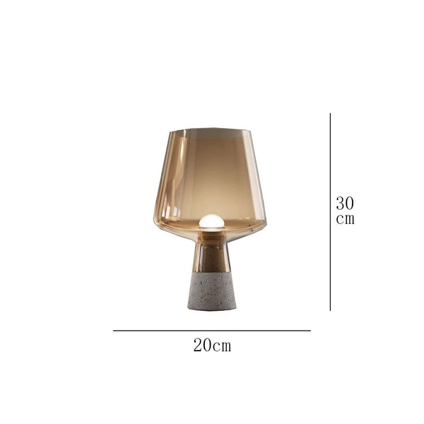Lampe Ambre Élégance – Lumière Douce et Design Moderne.