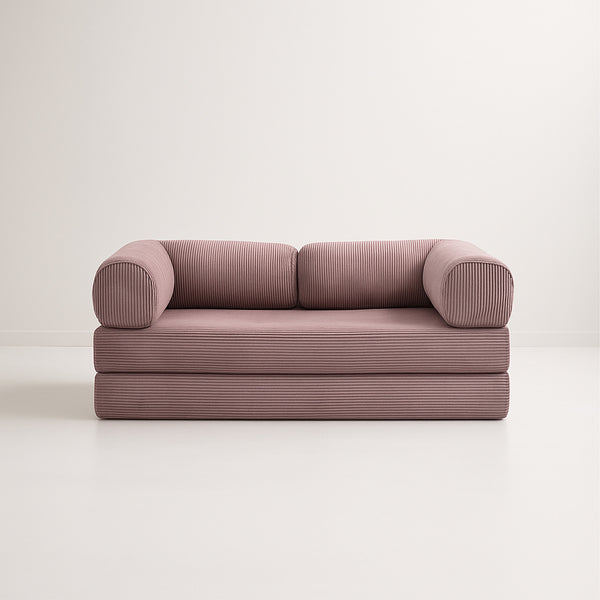 3-Seater Convertible Armchair Sofa – Removable Velvet Cover – Great Comfort