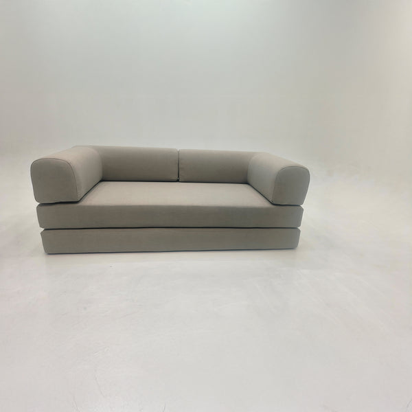 3-Seater Convertible Armchair Sofa – Removable Velvet Cover – Great Comfort