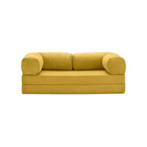 3-Seater Convertible Armchair Sofa – Removable Velvet Cover – Great Comfort