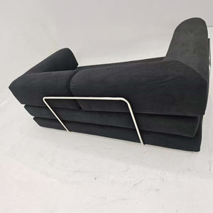 3-Seater Convertible Armchair Sofa – Removable Velvet Cover – Great Comfort