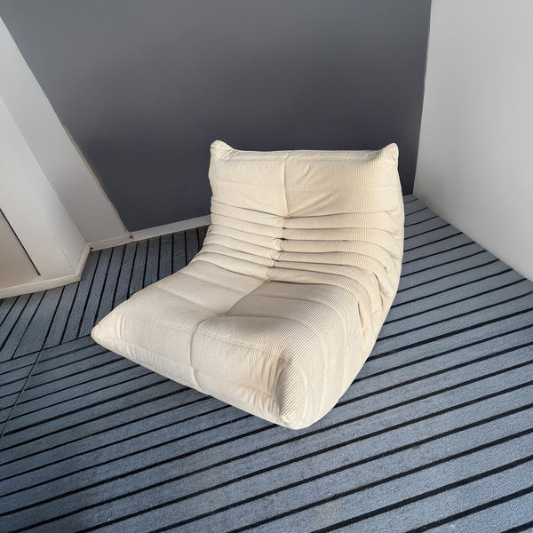 Unique Luxury Corduroy Armchair – Personalized Sculptural Comfort